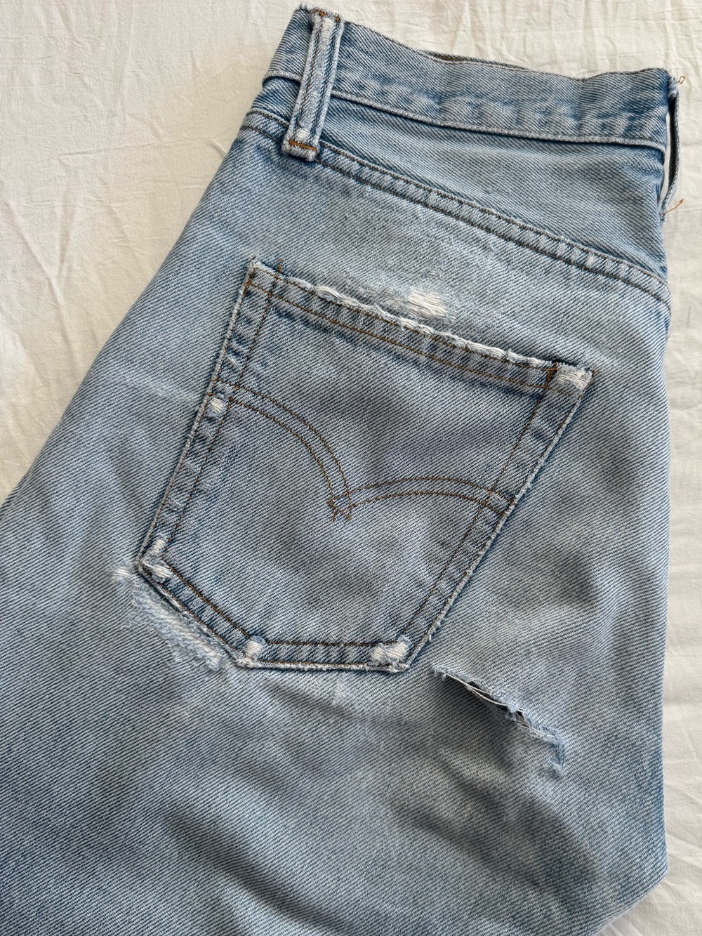 Red line Vintage Levi's Light Blue - Picture 3 of 12